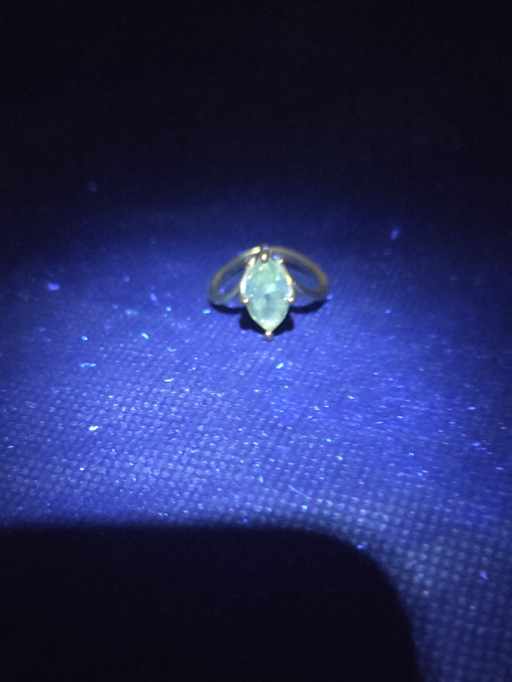 Vintage Uranium 14 Karat Gold Filled Ring